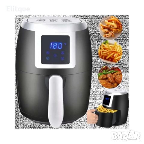 Еър фрайър Lexical Airfryer LAF-3003 , 2L, 1200W, черен, снимка 5 - Други - 52869468