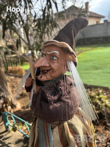 Настолна Баба Яга 55см., снимка 5 - Статуетки - 53267446