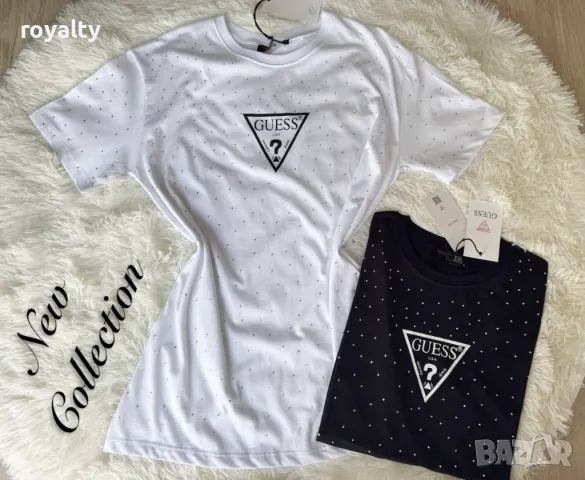 Памучни дамски тениски Guess , снимка 2 - Тениски - 50409792