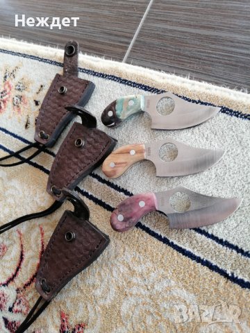 Ножове за носене на врат от n690 стомана. , снимка 3 - Ножове - 40380279