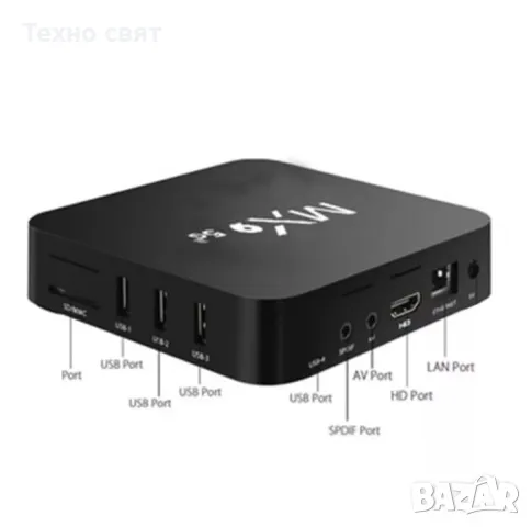 ТВ БОКС MX9 4RAM/512ROM android 11.1 5G tv box онлайн телевизия, снимка 2 - Приемници и антени - 47695977