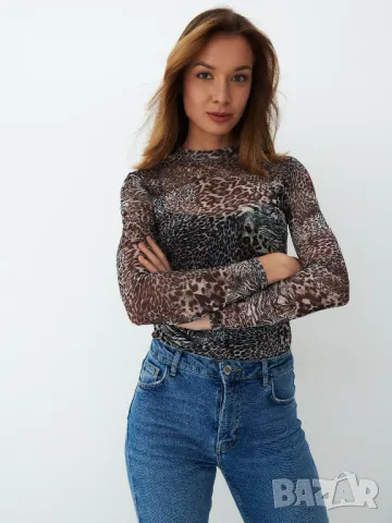 MOHITO Елегантен топ. , снимка 2 - Корсети, бюстиета, топове - 49884109