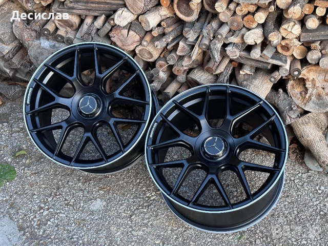 AMG Джанти за Мерцедес Mercedes 19 “ цола 5х112 чисто нови Спорт Пакет , снимка 4 - Гуми и джанти - 53102081