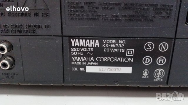 Дек Yamaha KX-W232, снимка 7 - Декове - 28669171