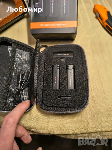 Безжичен петличен микрофон за таблет iPhone Android, безжичен микрофон за ревер с 2.4G 

, снимка 10 - Apple iPhone - 49582412