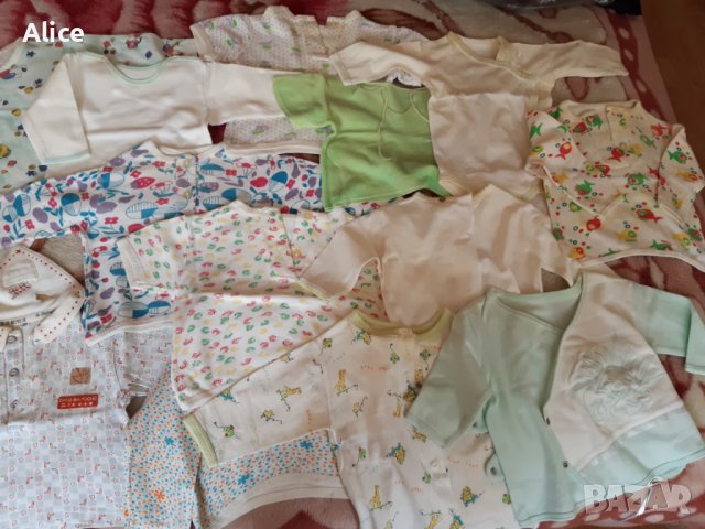 Бебешки дрешки 0-3, 3-6 и 6-9 месеца, снимка 6 - Бебешки блузки - 37748977