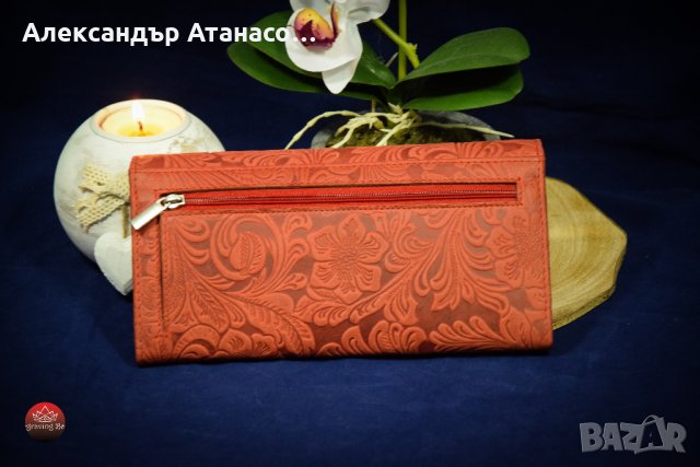 Персонализирано дамско портмоне от естествена кожа, снимка 2 - Портфейли, портмонета - 32911609