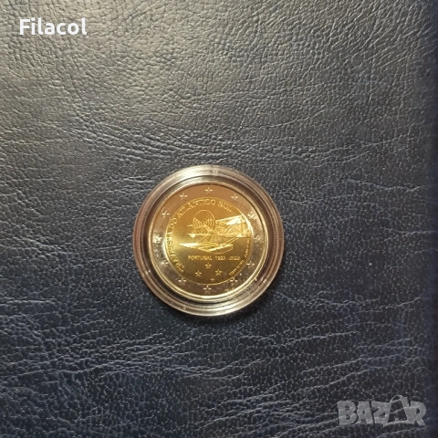 2 евро Португалия 2022 Първи трансатлантически полет UNC