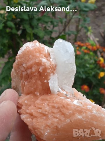 Стилбит с апофилит , снимка 3 - Колекции - 43121406