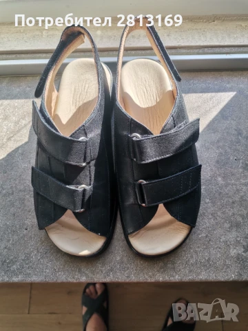 Дамски сандали естествена кожа