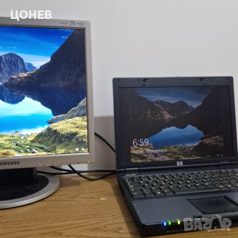 Монитор Samsung 710n 17" перфектен, снимка 3 - Монитори - 52790578