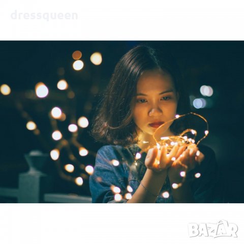 3279 Светеща LED завеса с 200 или 300 лампички за Коледа, снимка 11 - Лед осветление - 34913506