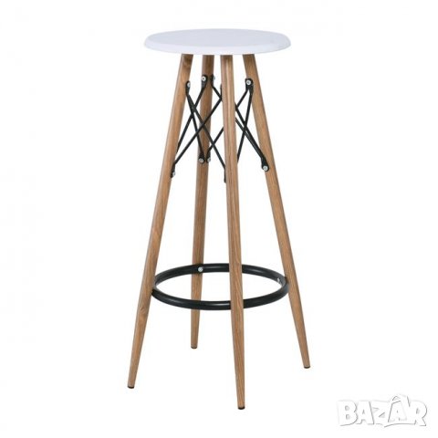 Бар стол бял  табуретка 1брой, снимка 1