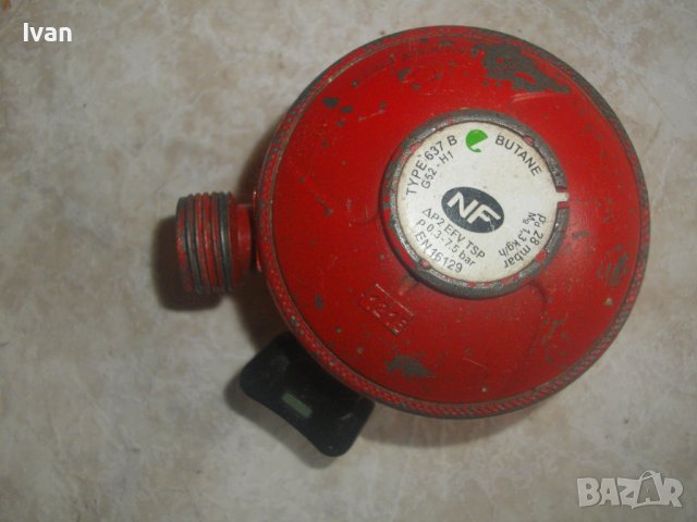 Газов Редуцир Вентил За Бутилка/Котлон Пропан-Бутан-Високо Налягане-7,5 bar/1,3 kg/h-28 mbar-, снимка 2 - Други инструменти - 43116151