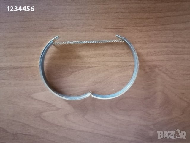 Позлатена гривна, елегантна и стилна, в кутия, снимка 3 - Гривни - 36874840