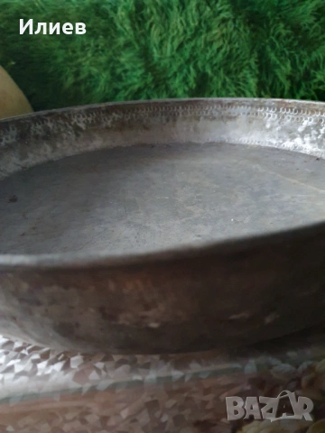 Медни котлета и тава, снимка 2 - Антикварни и старинни предмети - 53046540