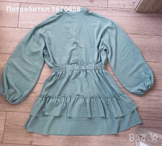 Дамска къса модерна рокля Л размер елегантна , снимка 6 - Рокли - 51755244