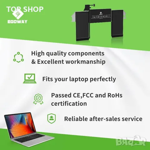 A1932 A2179 резервна батерия за MacBook Air 13 инча EMC 3184 3302, снимка 5 - Батерии за лаптопи - 49731106