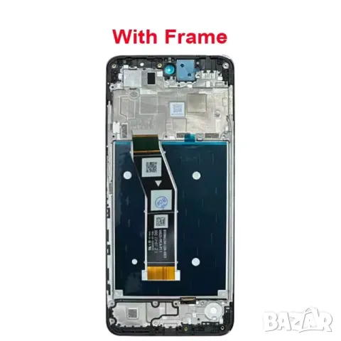 Дисплей за Motorola G24 Power, тъч екран, с рамка, LCD, тъчскрийн, LED, Moto G24, тъч скрийн, снимка 2 - Резервни части за телефони - 48435898
