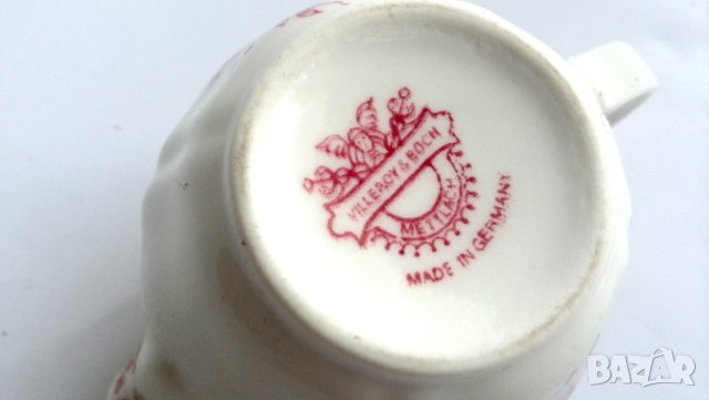 Винтидж Villeroy & Boch Кана за мляко Кана за сметана Чай Еспресо Кафе, снимка 7 - Антикварни и старинни предмети - 43353790