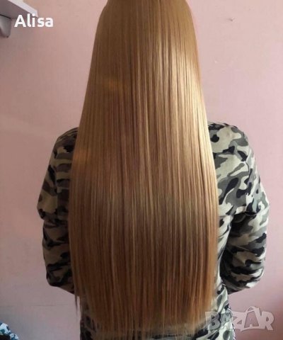 15 ЛЕВА ‼️ Екстеншъни на треса - 100 грама 😍  Дължина - 60 см. ✔️ Ширина - 25см. ✔️ , снимка 3 - Аксесоари за коса - 38587437