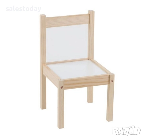 Детски дървен стол