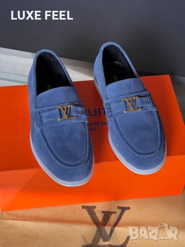 Louis Vuitton ⚜️ Мокасини⚜️ Естествена Кожа , снимка 4 - Мокасини - 53599439