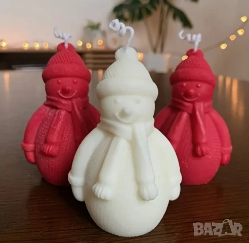 Молд плетен снежен човек (2), снимка 6 - Форми - 50773225