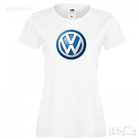 Дамска тениска VW Volkswagen, снимка 2 - Тениски - 32858443