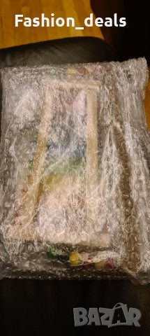 Нов комплект 4 броя играчки за пилета, кокошки, птици Ксилофон Люлка, снимка 8 - За птици - 34900003