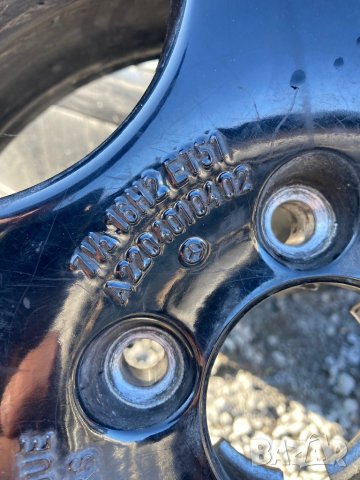 Резервна джанта с гума тип патерица за MERCEDES S CLASS W220, снимка 3 - Части - 43954419