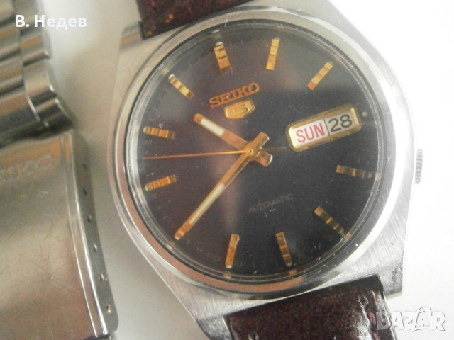 SEIKO 5, cal. 7s26-3170, vtg automatic, каса – 37,2mm, Japan, TOP!, снимка 12 - Мъжки - 44011703