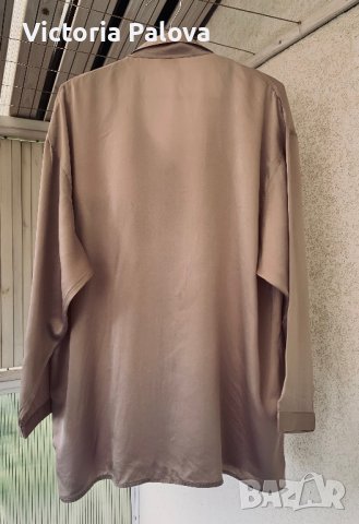 Скъпа пижамна риза YOUR SIXTH SENSE коприна, снимка 7 - Ризи - 40532371