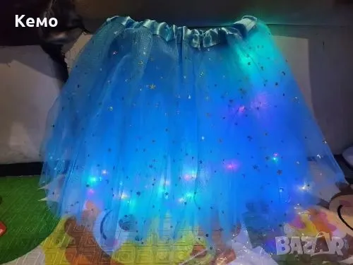 Светеща детска туту пола, снимка 3 - Детски рокли и поли - 48079492
