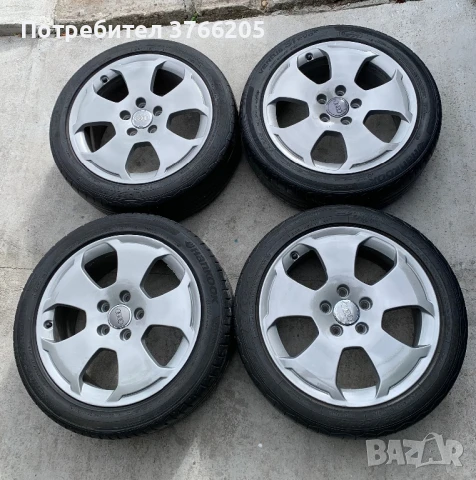 17ки джанти с летни гуми 5х112, снимка 2 - Гуми и джанти - 50363019