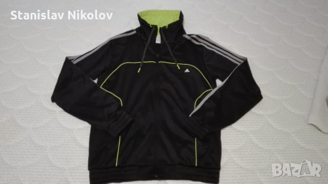 Горнище Adidas с висока яка и връзки, снимка 2 - Спортни дрехи, екипи - 32712344