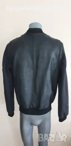 These Glory Days Leather / Wool Bomber Mens Size  L  ОРИГИНАЛ! Ест. кожа! Мъжко Яке, снимка 2 - Якета - 50209190