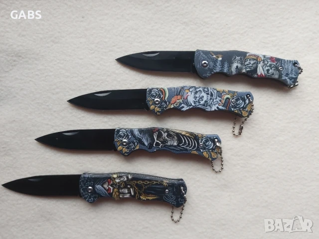 Комплект 4 броя сгъваеми ножчета, снимка 10 - Ножове - 50667688