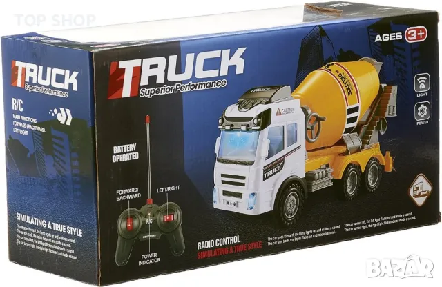 Камион миксер за цимент с дистанционно управление, снимка 3 - Коли, камиони, мотори, писти - 48774463