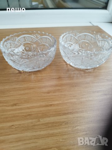купи за ядки - оловен кристал 2 броя, снимка 2 - Сервизи - 43987197