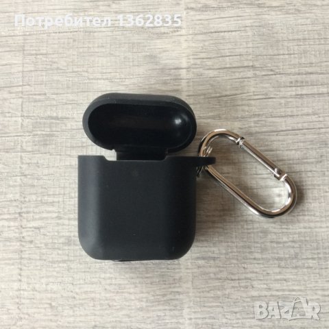 НОВ оригинален черен силиконов кейс калъф за Apple EARPODS 2 от САЩ, снимка 3 - Калъфи, кейсове - 44112949