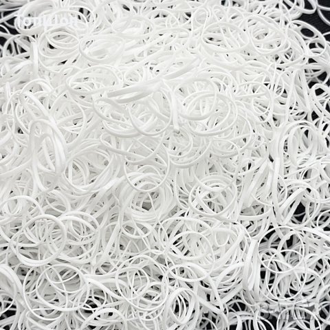 Силиконови ластици - 1000 броя, снимка 4 - Аксесоари за коса - 37473516