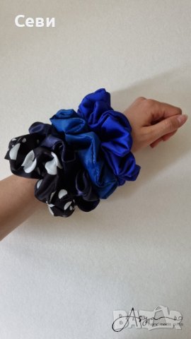 Скрънчита за коса , снимка 5 - Аксесоари за коса - 33073862