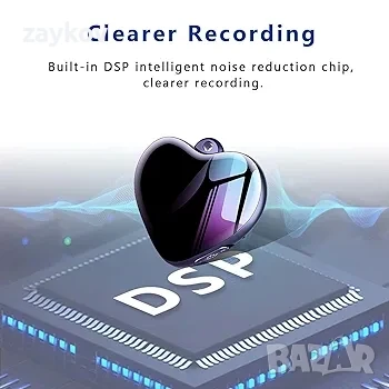 Мини гласов рекордер, цифров гласово активиран рекордер с колие, снимка 5 - Друга електроника - 50676149