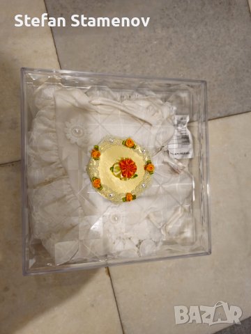 Бебешка дантелена рокля Svetli Baby 100% памук в подаръчна кутия