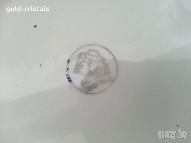 Стар български порцелан чинии дълбоки, снимка 4 - Антикварни и старинни предмети - 33682398