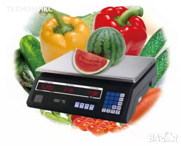Електронна везна, Двоен дисплей, До 40 кг, TARA, Осветен екран, снимка 6 - Друга електроника - 48008929
