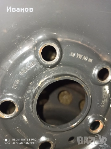 Стоманени джанти 5по112тоуран,голф5,Сеат ,шкода