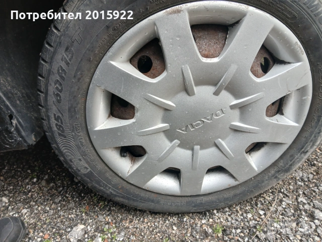 Оригинални тасове 15цола за Dacia sandero.logan., снимка 4 - Аксесоари и консумативи - 53576202