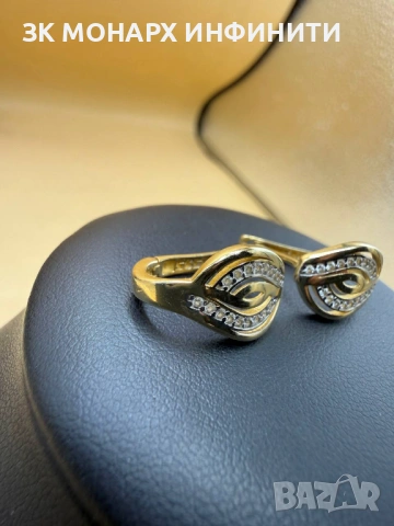 Златни обеци /585/, снимка 5 - Обеци - 53489636